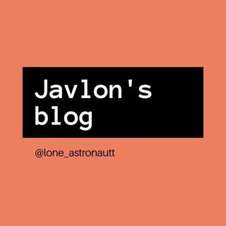 Javlon's blog