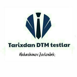 Tarixdan DTM testlar