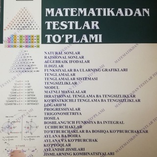 Matematika Uzoqov A.A. Rasmiy kanal