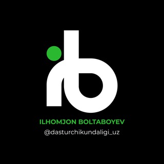 Dasturchi kundaligi | Ilhomjon Boltaboyev 👨‍💻