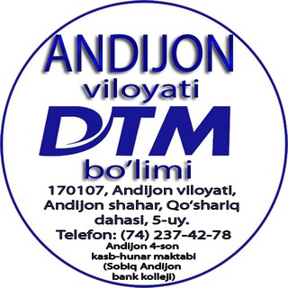 DTM Andijon viloyati bo‘limi