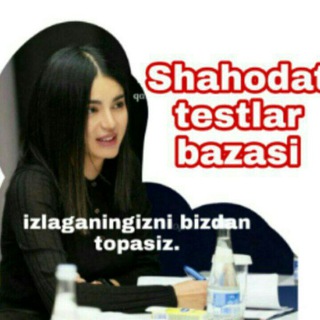 YANGI TESTLAR BAZASI