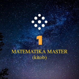 1 Matematika MASTER (kitob)