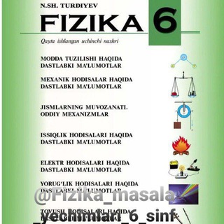 6-sinf fizika masala yechimlari