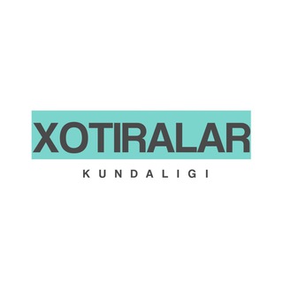 Xotiralar kundaligi 🕊| Rasmiy