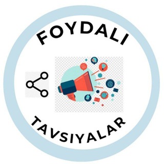 foydali kanallar /foydali vebsaytlar