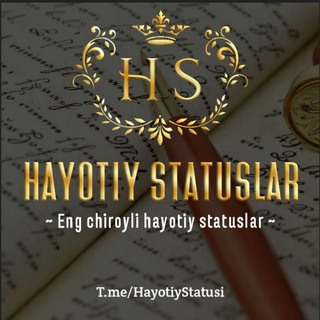 HAYOTIY STATUSLAR ✍️