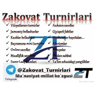 ➣Zakovat Turnirlari•➣