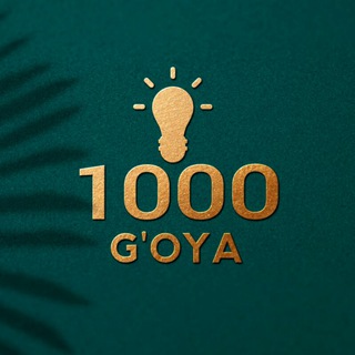 1000 G'oya 💡