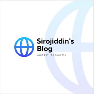 Sirojiddin's Blog