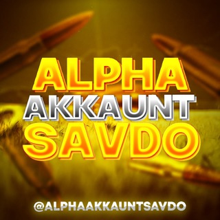 ALPHA AKKAUNT SAVDO✔️