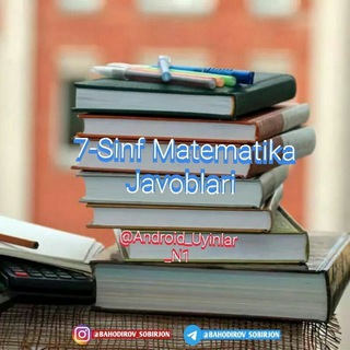 7-Sinf matematika javoblari📚