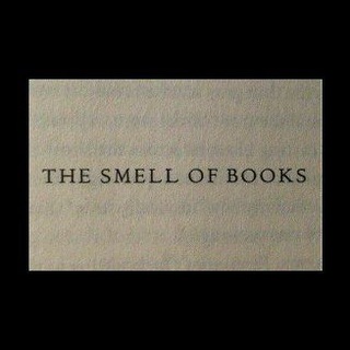 The smell of books.