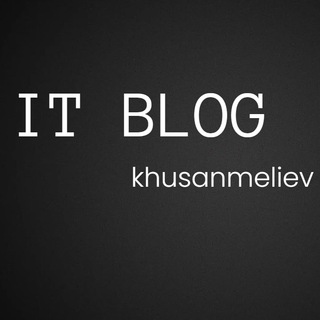 IT-BLOG(khusanmeliev)