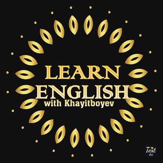 Learn English with Khayitboyev