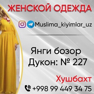 MUSLIMA KIYIMLAR UZ