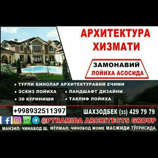 Arxitektura_Qurilish_architect group🏘💻