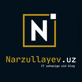 Narzullayev.Uz - IT sohasiga oid blog