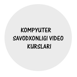 Kompyuter savodxonligi video kurslari✔️✔️