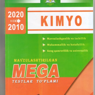 Kimyo Mega to'plam yechimlari Sirdaryo 